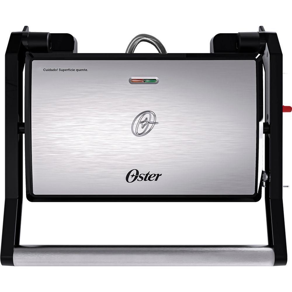 Mini Grill Elétrico Oster Inox 2 Em 1 Ogrl230 220V - 3