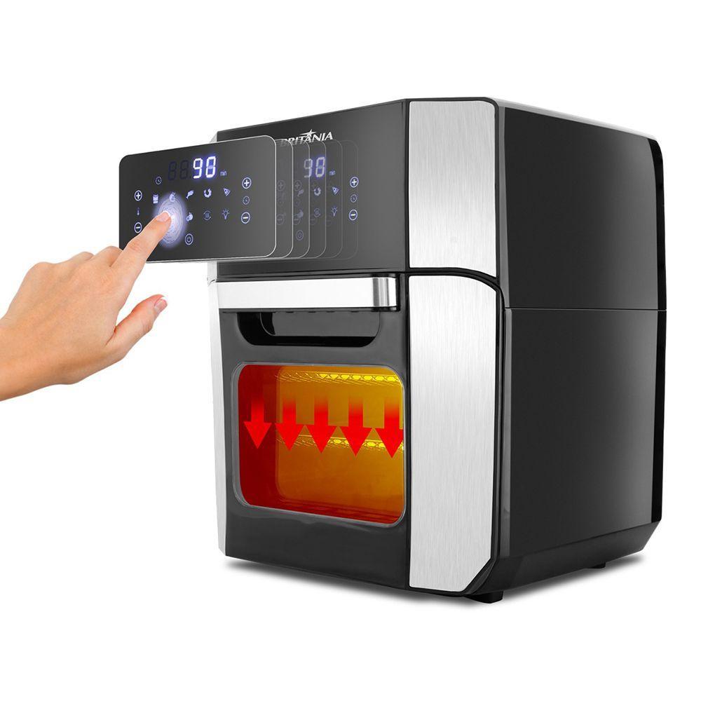 Fritadeira Elétrica Britânia Air Fry Oven 12 Litros Preto 220V BFR2100P 063802064 - 6