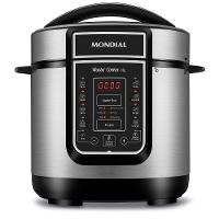 Panela Elétrica de Pressão Mondial 3L Inox Preto 220V PE-40 - 1