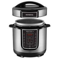 Panela Elétrica de Pressão Mondial 3L Inox Preto 220V PE-40 - 3