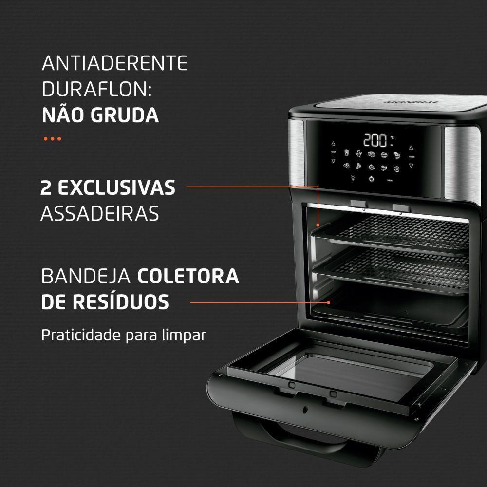 Fritadeira Elétrica Mondial Sem Óleo AFO-12L-BI 127V (75666-01) - 4