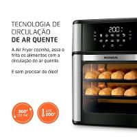 Fritadeira Elétrica Mondial Sem Óleo AFO-12L-BI 127V (75666-01) - 5
