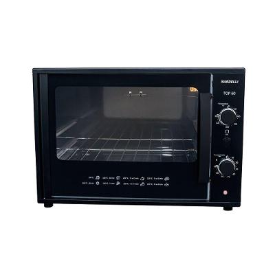 Forno Elétrico de Bancada NARDELLI TOP 60 BLACK 60L 1750W Grill Preto 110V