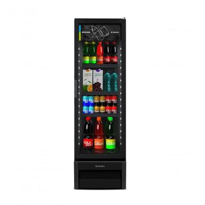 Cervejeira Optima 337L All Black Slim VN28RH com Vidro Antiembaçante Preto Metalfrio