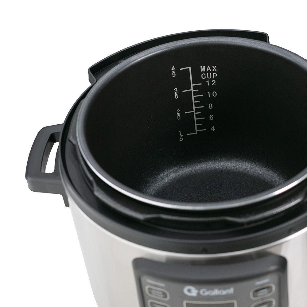 Panela De Pressão 6L 15 Funções Gallant Clique E Pronto Inox 1000W 220V (GPP06T15A_220IX) - 6