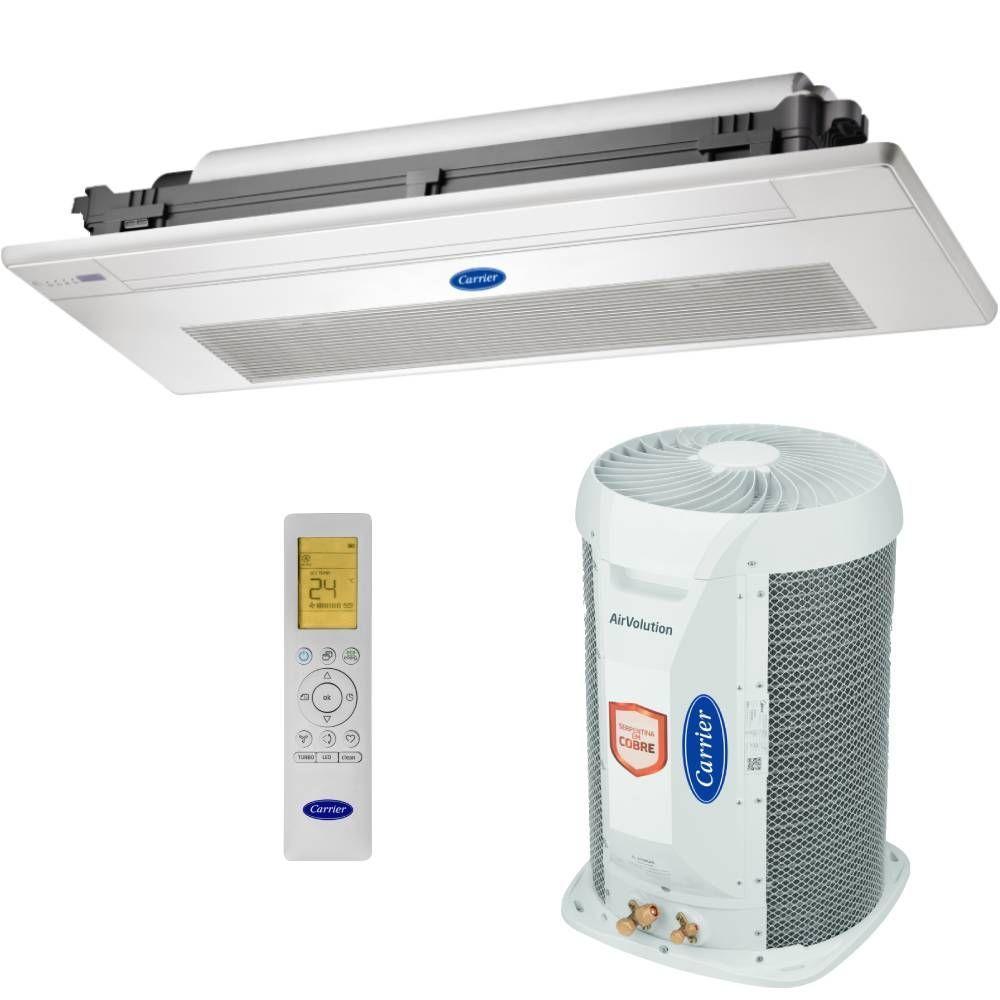 Ar Condicionado Split Cassete Carrier 1 Via 12000 BTUs Quente e Frio Inverter 220V Monofásico 38TVQD12515MC - 1
