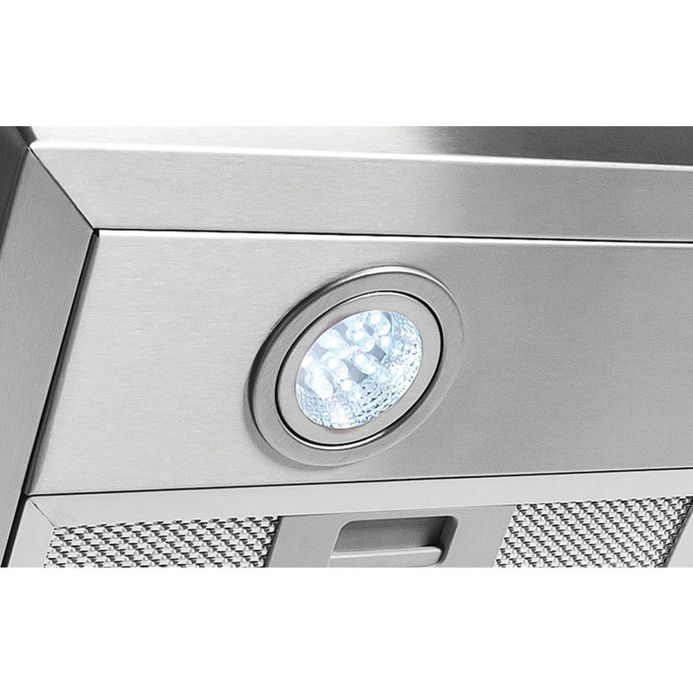 Coifa Parede Slim Nardelli Vidro Curvo Inox 90cm 220V - 2