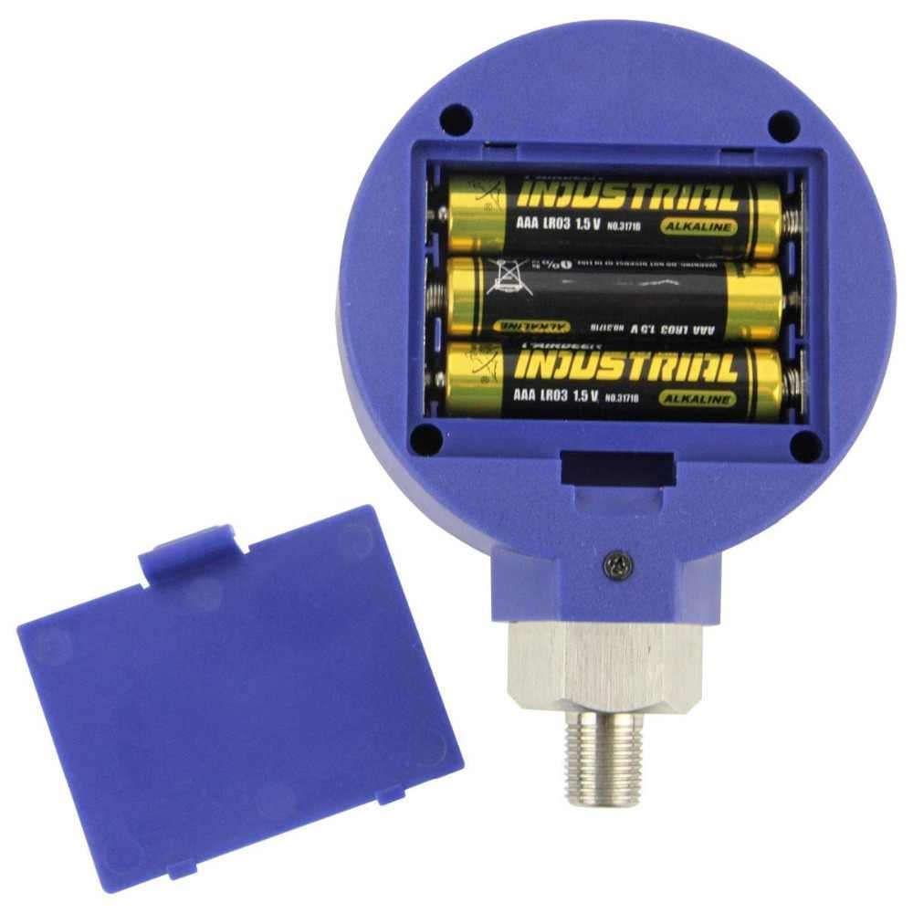 Manômetro Digital Baixa Pressão 0 a 500psi Pilha Alcalina AAA (1,5v) Elitech - 2