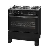 Fogão Itatiaia Waves 6 Bocas All Black Bivolt 3700000057 - 1