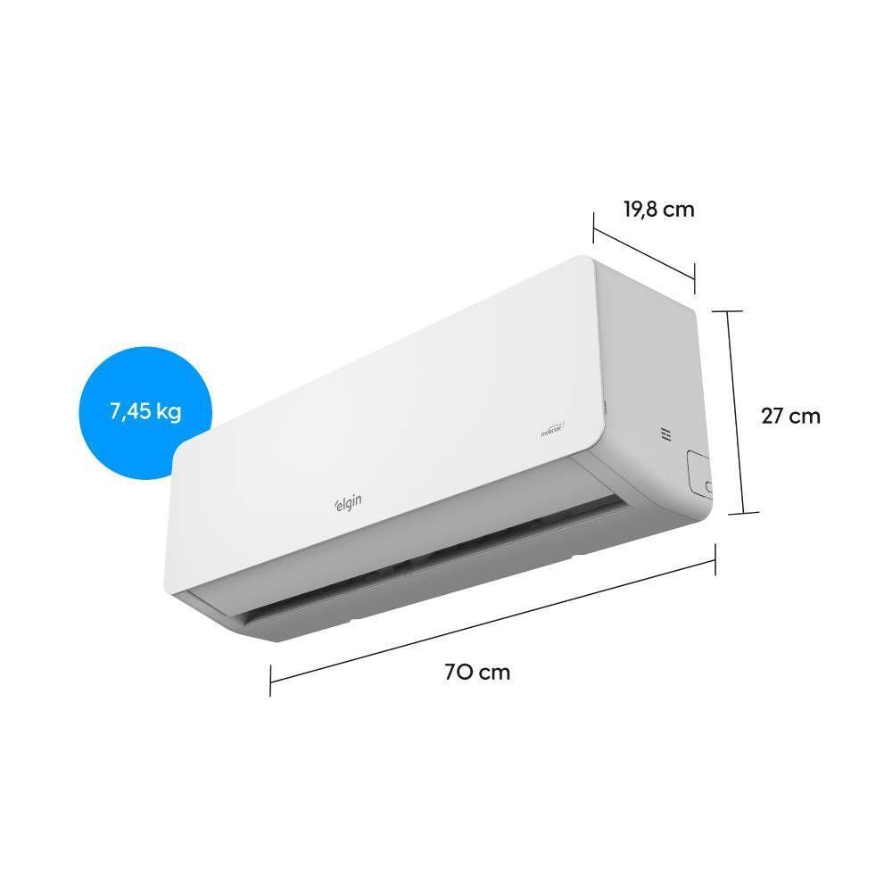 Ar Condicionado Split Inverter Elgin Eco Dream Wi-Fi 30000 BTUs Frio 220V HIFE30C2CA - 8