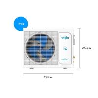 Ar Condicionado Split Inverter Elgin Eco Dream Wi-Fi 30000 BTUs Frio 220V HIFE30C2CA - 9