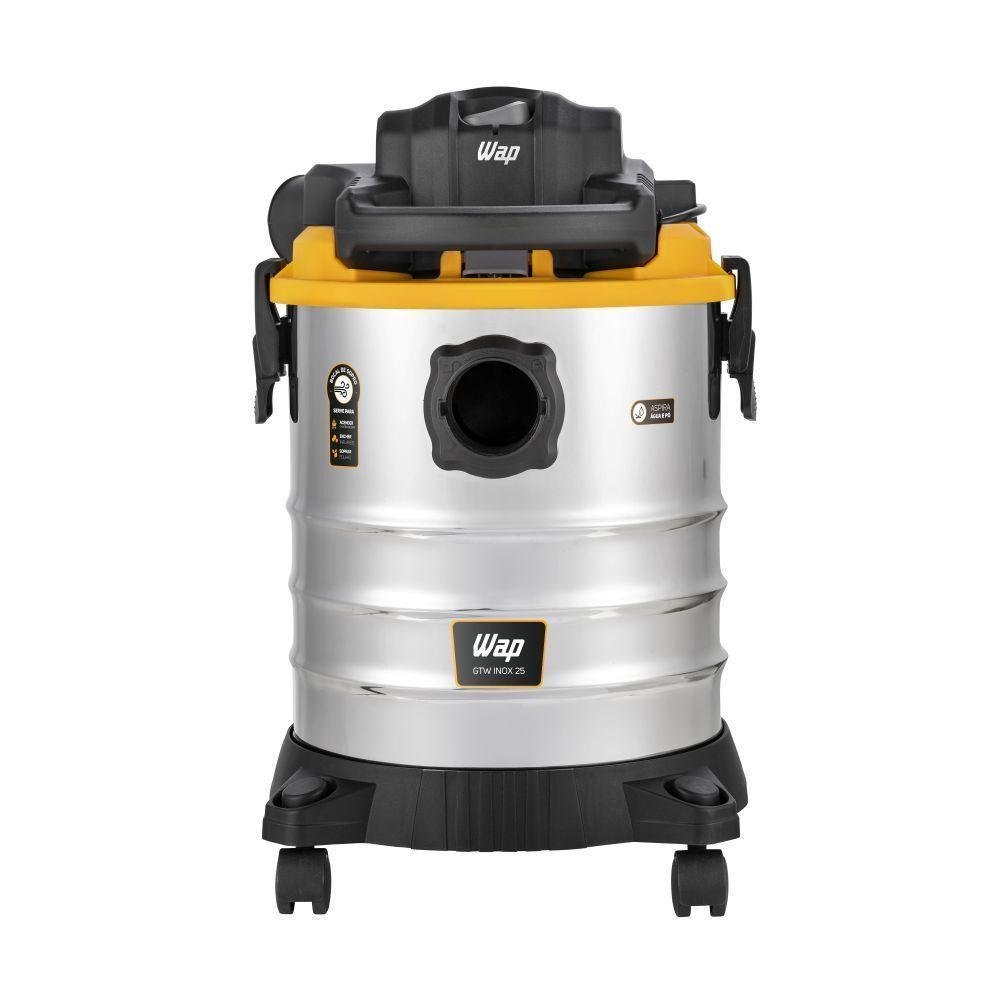 Aspirador De Pó e Água Profissional WAP GTW 25 Inox 2000W 25L 220V FW010528 - 1