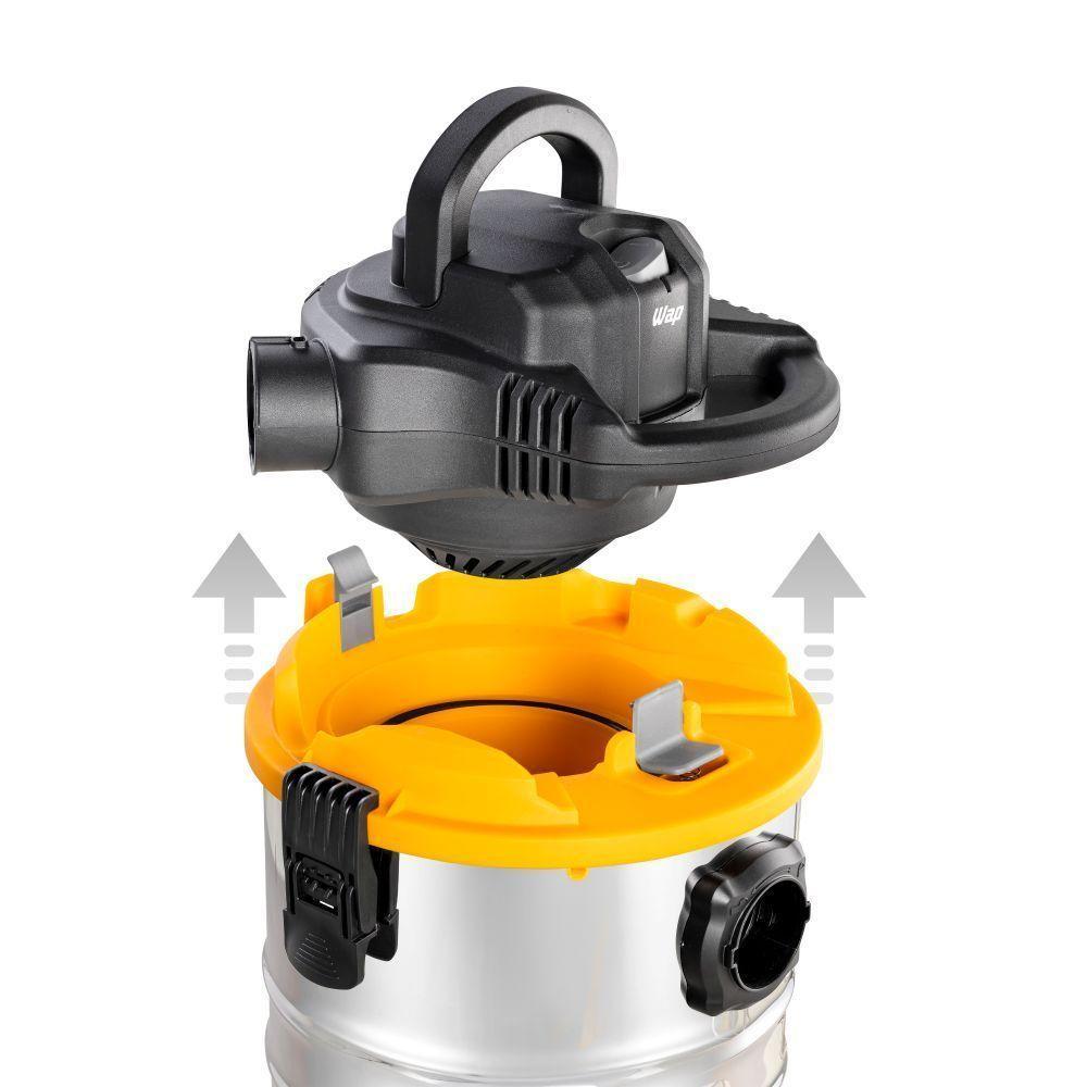 Aspirador De Pó e Água Profissional WAP GTW 25 Inox 2000W 25L 220V FW010528 - 4