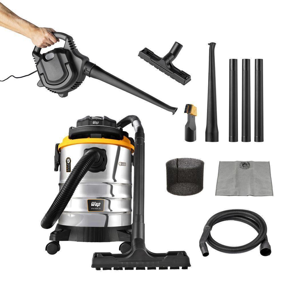 Aspirador De Pó e Água Profissional WAP GTW 25 Inox 2000W 25L 127V FW010527 - 3