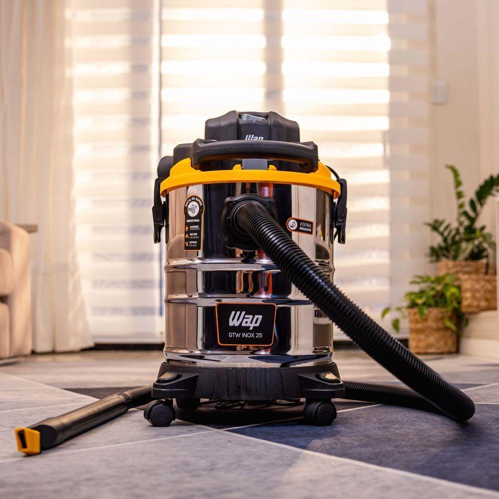Aspirador De Pó e Água Profissional WAP GTW 25 Inox 2000W 25L 127V FW010527 - 7