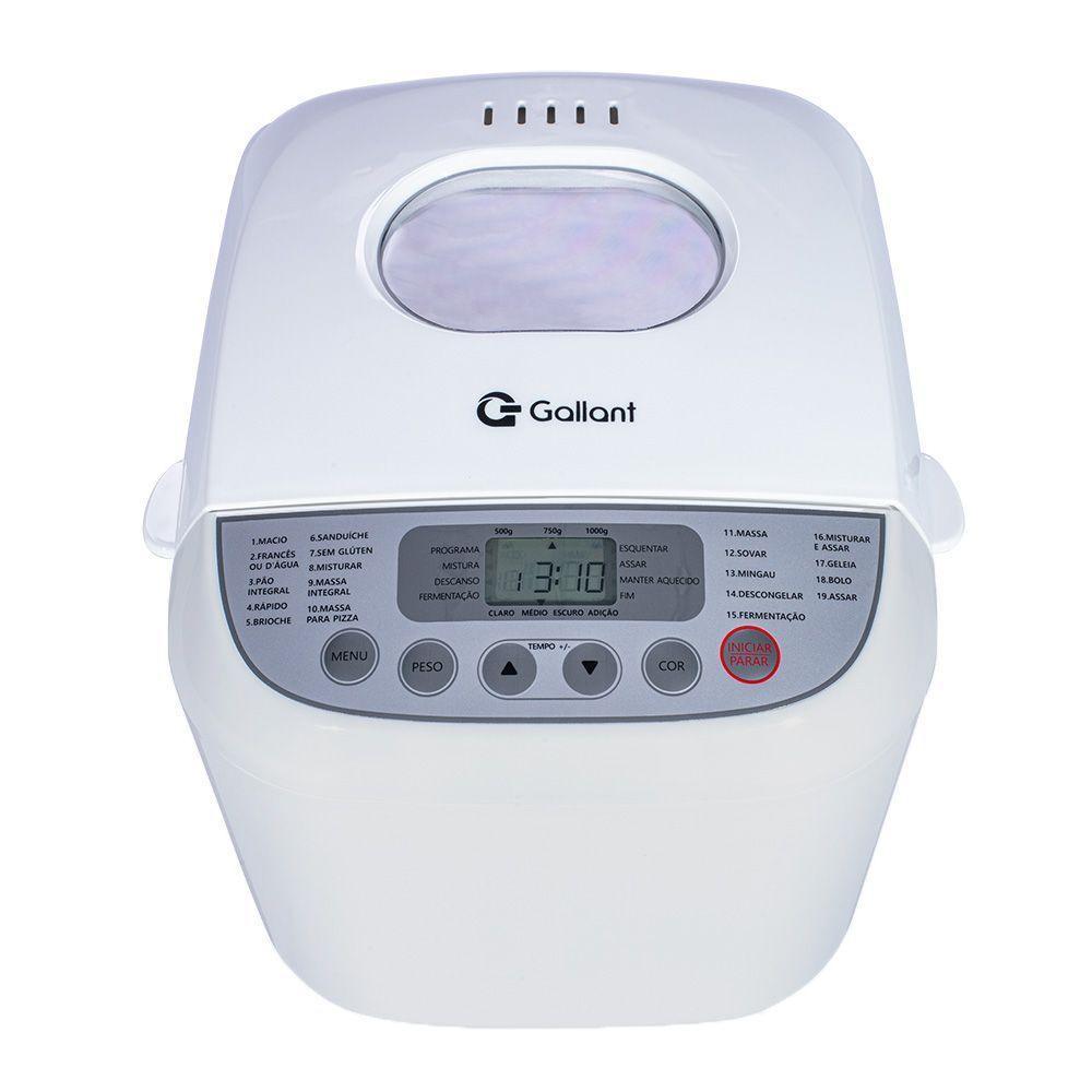 Panificadora 19 Programas Gallant 600w Branca 127V (GPA1E19A_127BR) - 3