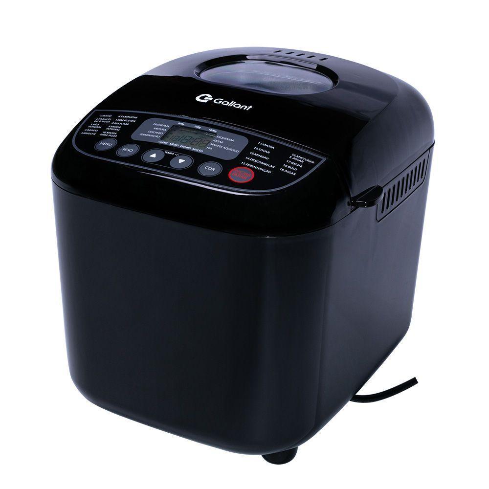 Panificadora 19 Programas Gallant 600w Preta 220V (GPA1E19A_220PT) - 2