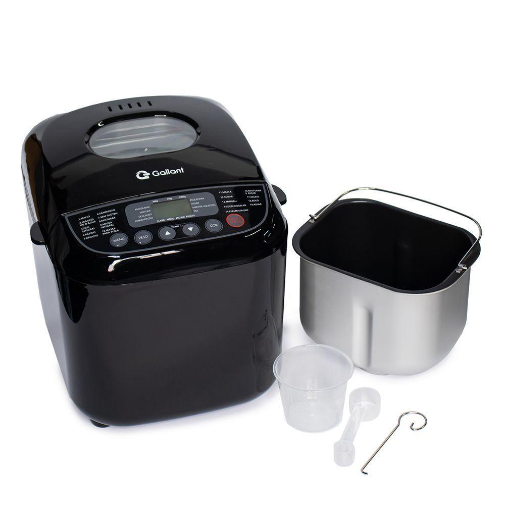 Panificadora 19 Programas Gallant 600w Preta 220V (GPA1E19A_220PT) - 4