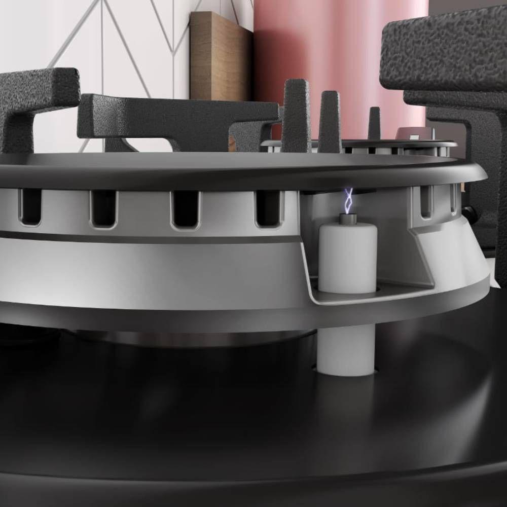 Cooktop Itatiaia Itamaster 4 Bocas Vidro Preto Bivolt 3700000341 - 7