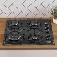 Cooktop Itatiaia Itamaster 4 Bocas Vidro Preto Bivolt 3700000341 - 5