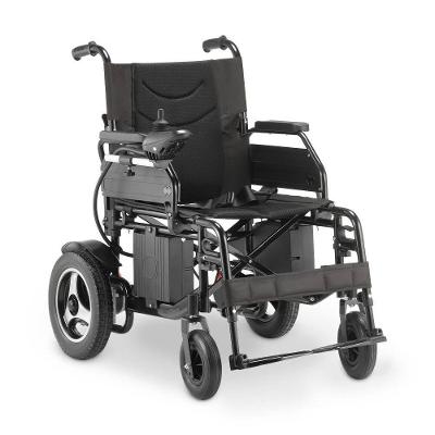 Cadeira de Rodas Motorizada Dellamed D800 Dobrável com Assento de 48 cm Preto Até 120 kg