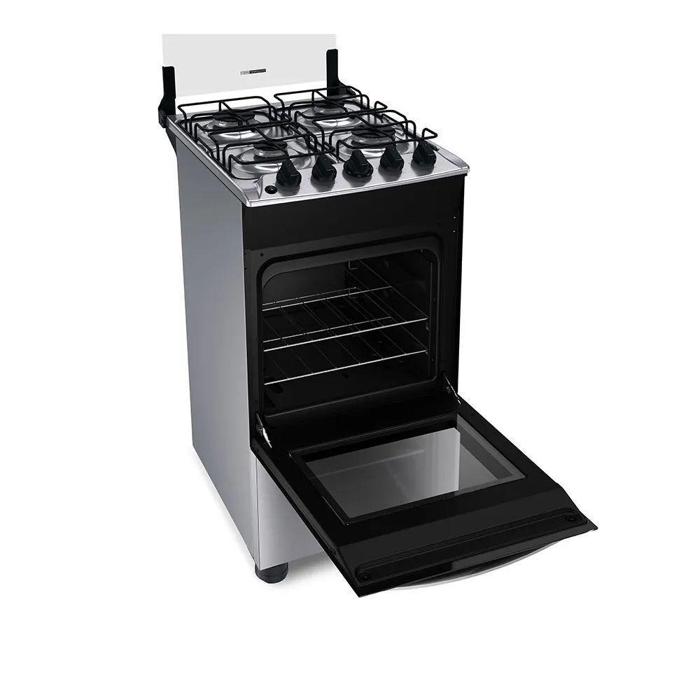 Fogão Brastemp Piso 4 Bocas Duas Prateleiras Ajustáveis Inox Bivolt BFO4NBR - 2