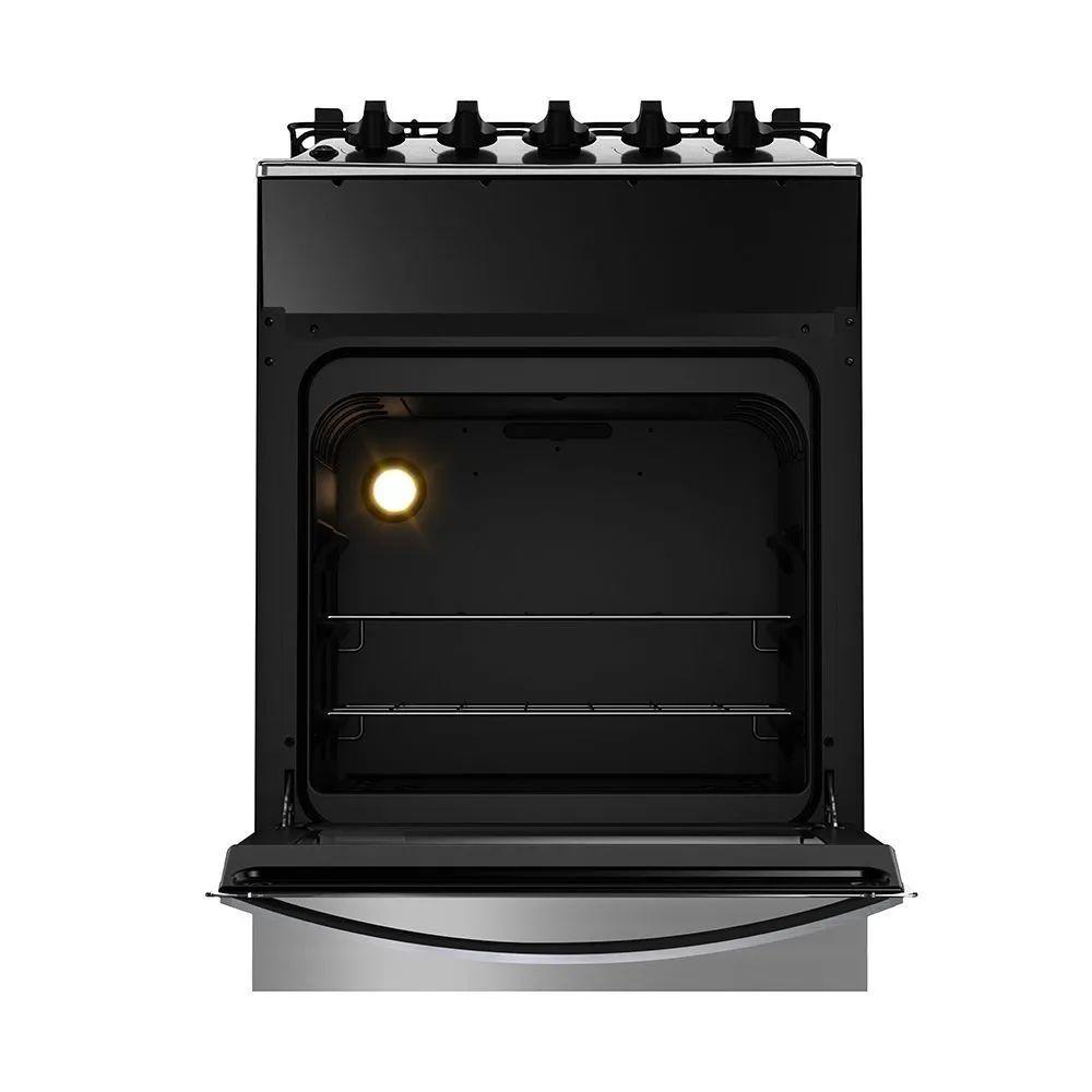 Fogão Brastemp Piso 4 Bocas Duas Prateleiras Ajustáveis Inox Bivolt BFO4NBR - 4