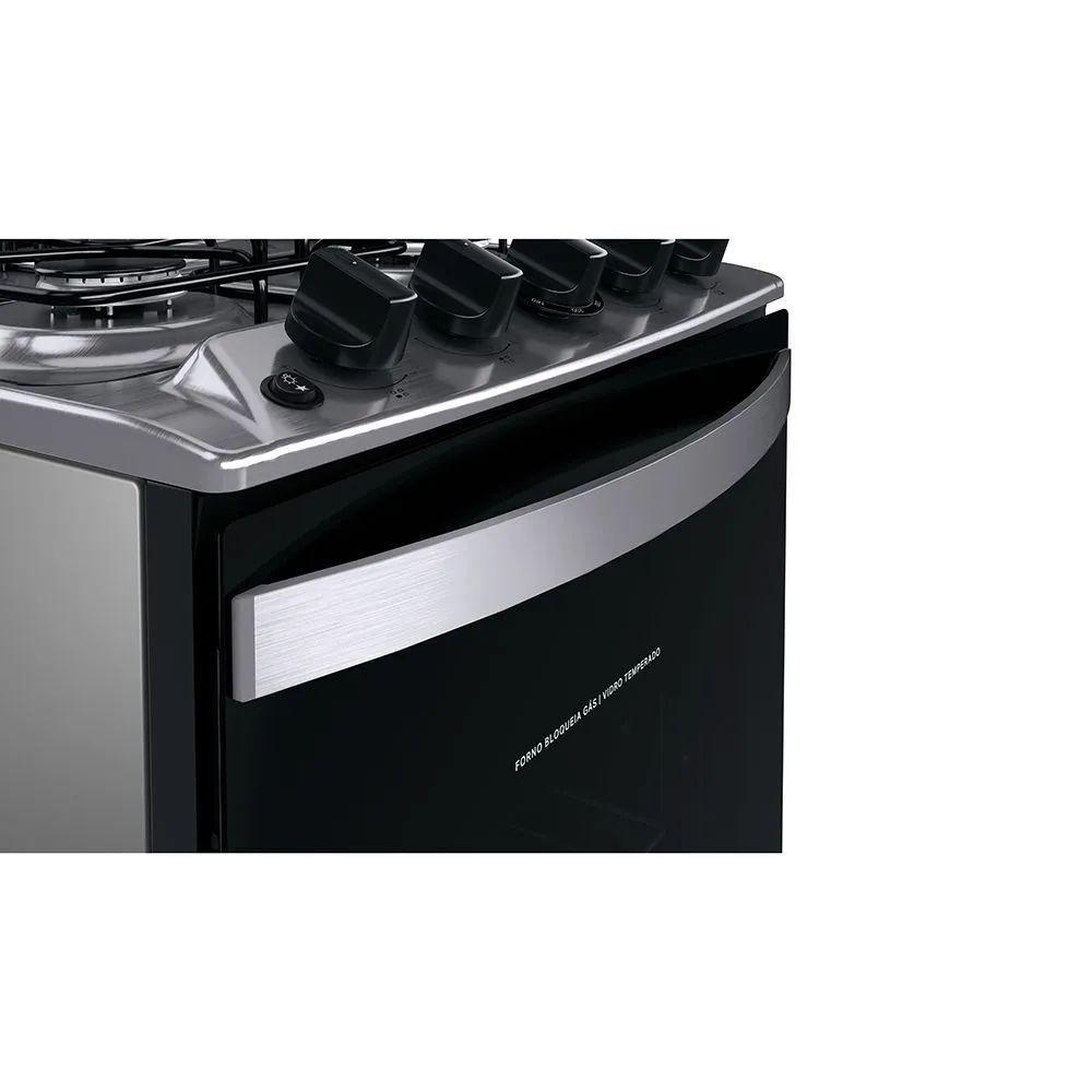 Fogão Brastemp Piso 4 Bocas Duas Prateleiras Ajustáveis Inox Bivolt BFO4NBR - 6