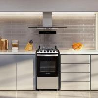 Fogão Brastemp Piso 4 Bocas Duas Prateleiras Ajustáveis Inox Bivolt BFO4NBR - 3