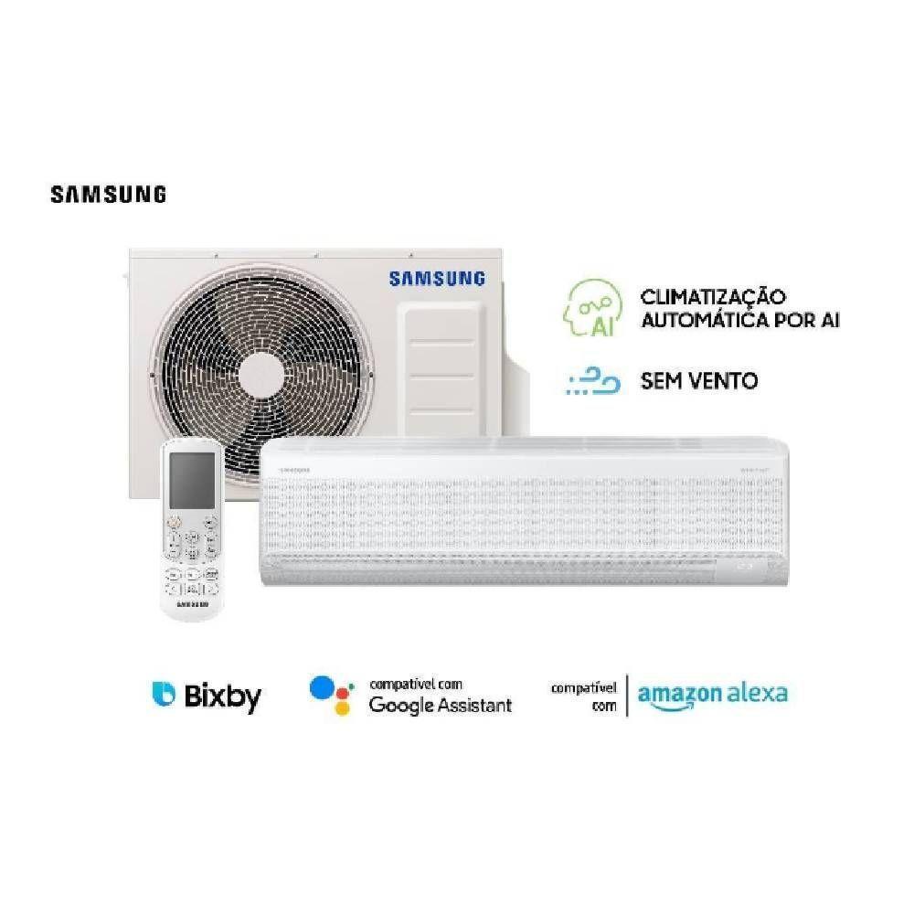 Ar Condicionado Split Inverter Samsung WindFree AI 9000 BTUS Quente e Frio 220V AR09DXFAAWKXAZ - 2