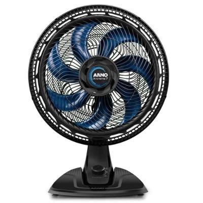 Ventilador de Mesa Arno 150W 40CM 7 Pás Preto e Azul VE70 X-treme 110V
