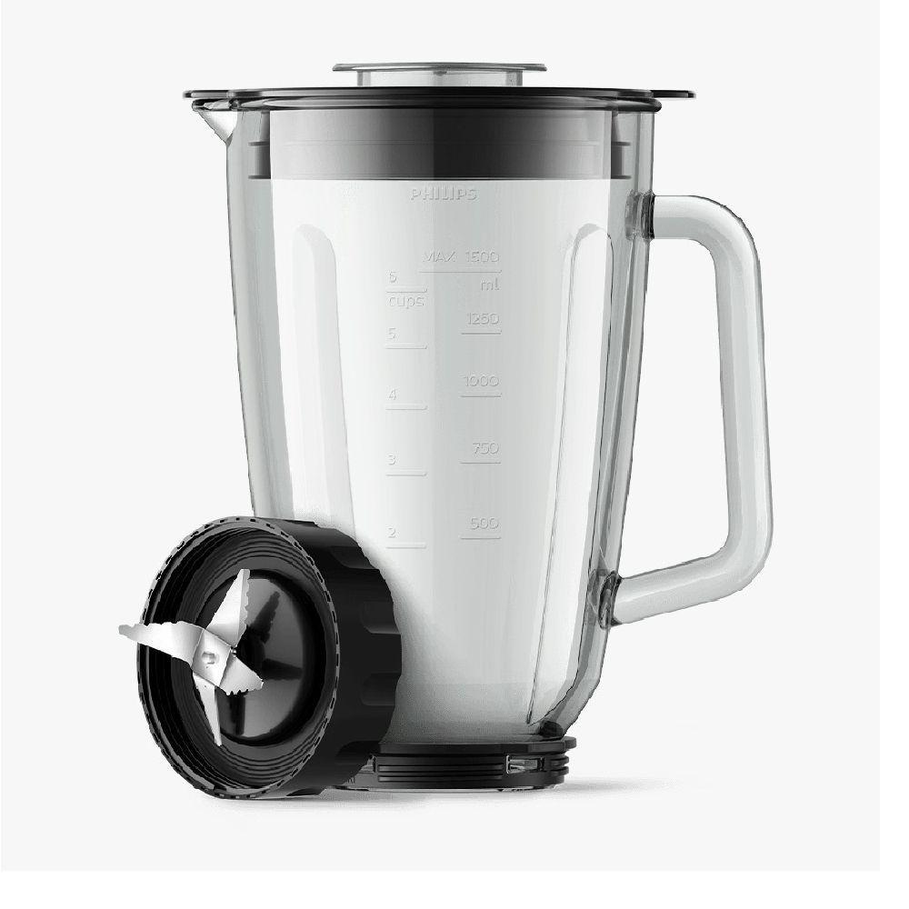Liquidificador Philips Walita Serie 3000 Turbo Jarra De Vidro 700W Preto HR2272 220V - 3