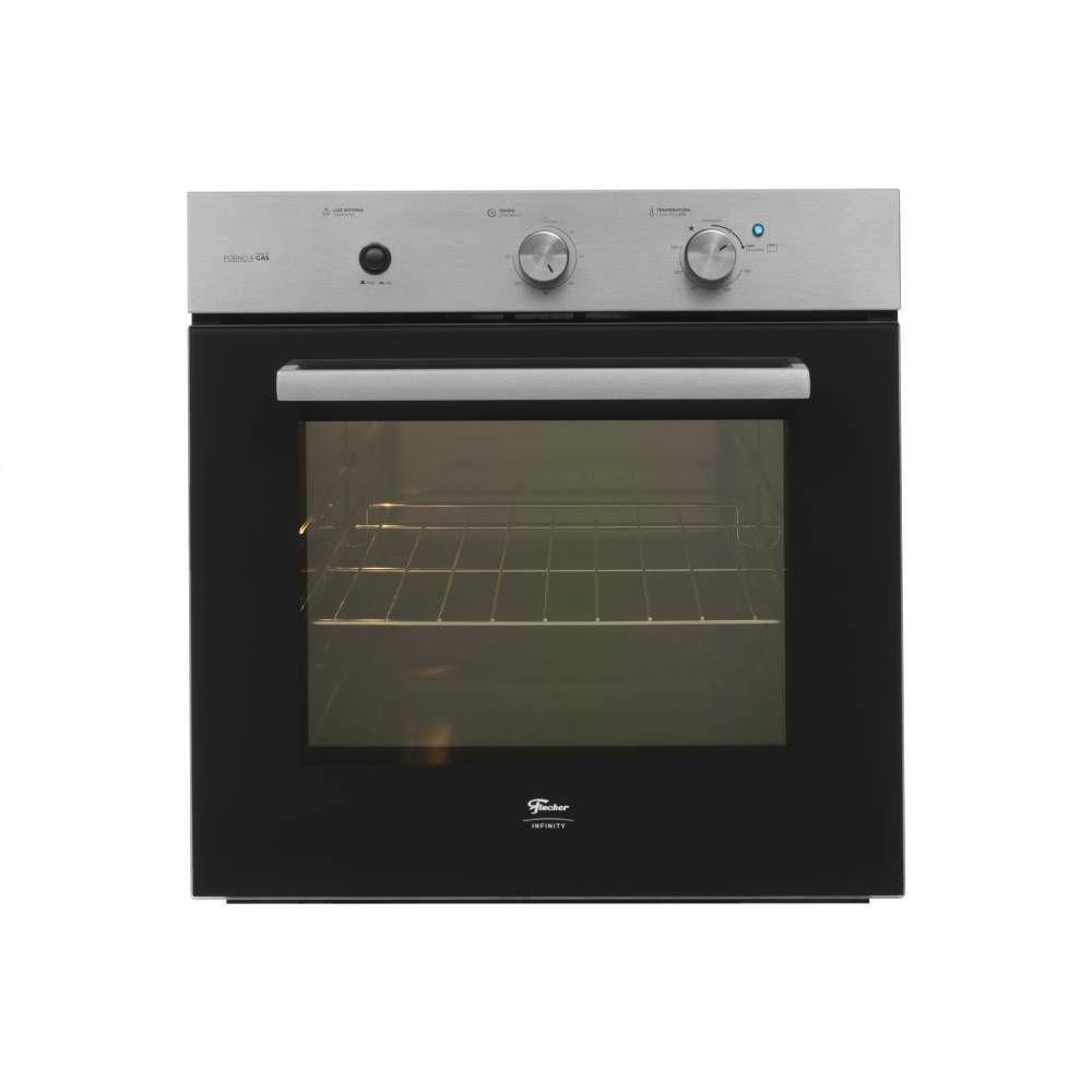 Forno a Gas De Embutir Fischer Infinity Inox 78L 220V Com Grill 36450-104432 - 1