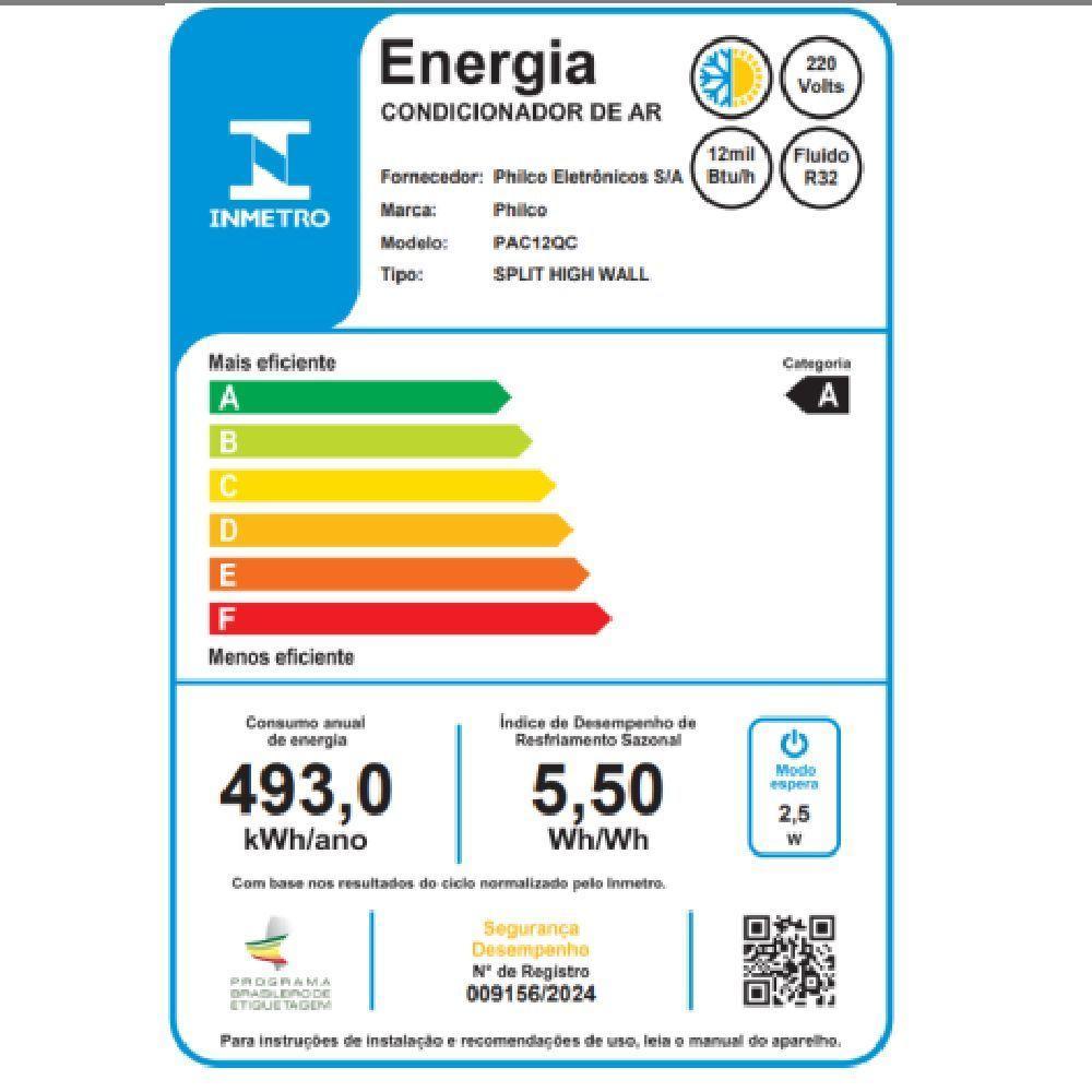 Ar Condicionado Split Inverter Philco 12000 BTUs Quente e Frio 220V PAC12QC - 8