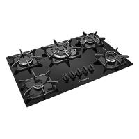Cooktop Mueller 5 Bocas Vidro Preto Tripla Chama Bivolt 601270003 - 2
