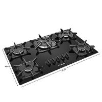 Cooktop Mueller 5 Bocas Vidro Preto Tripla Chama Bivolt 601270003 - 7