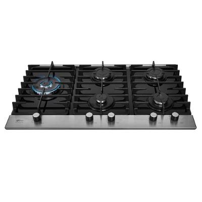 Cooktop Fischer Platinium 5 Bocas Vidro Preto Bivolt