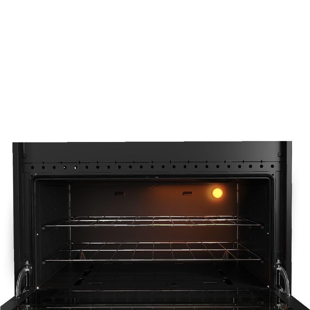 Fogão Mueller 5 Bocas Preto Bivolt Mesa de Vidro e Tripla Chama MFV5BF - 5