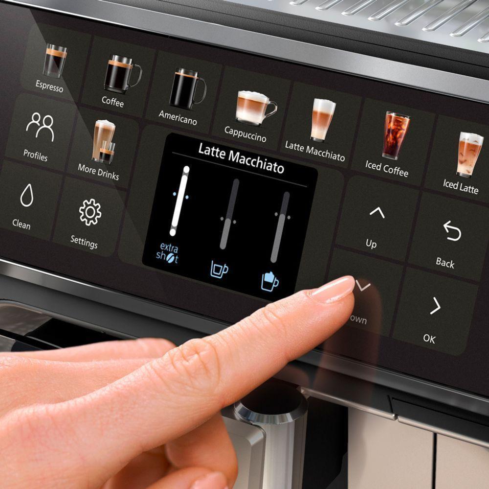 Cafeteira Philips Walita Preta Espresso Superautomática LatteGo Série 5500 1400W 220V EP5547 - 3