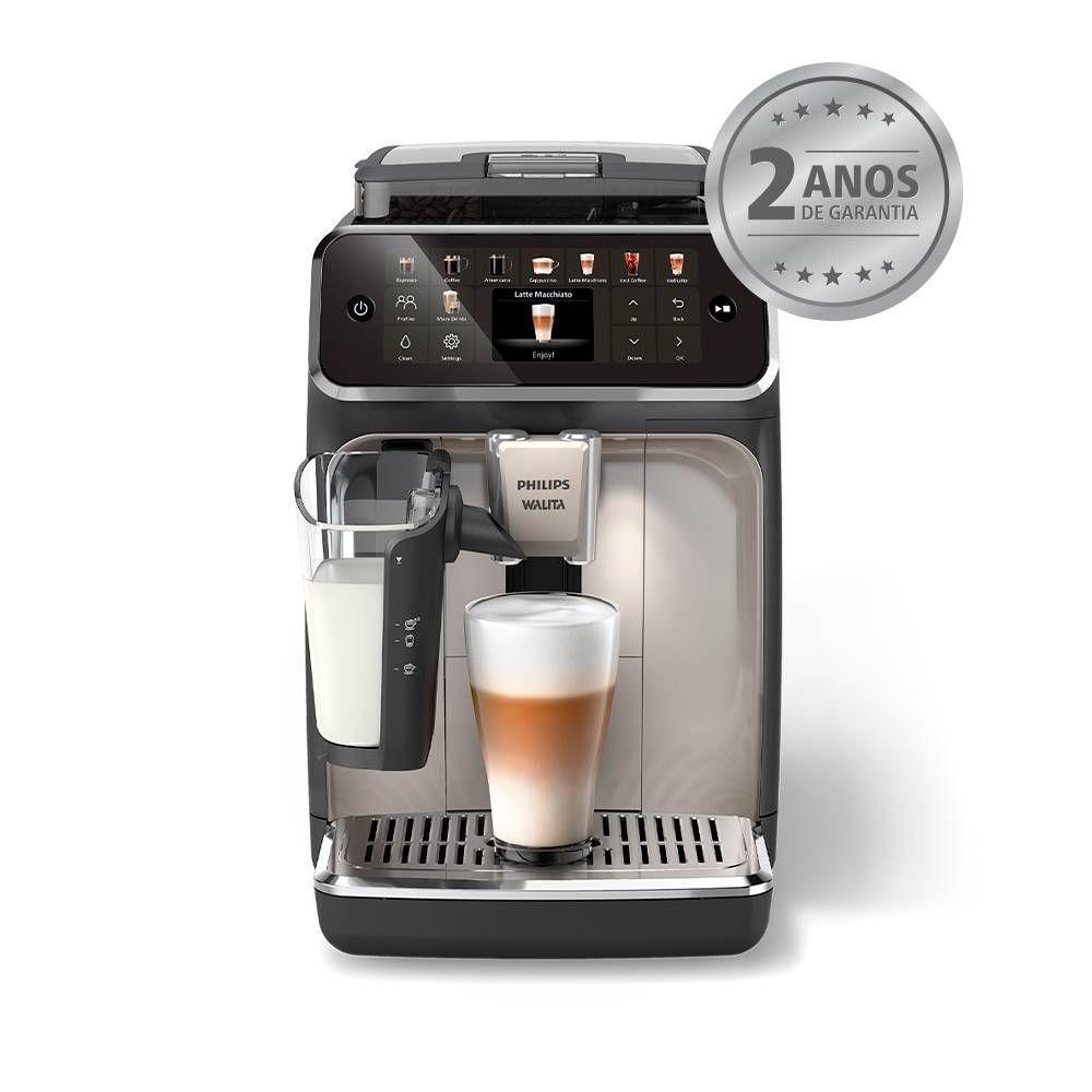 Cafeteira Philips Walita Preta Espresso Superautomática LatteGo Série 5500 1400W 220V EP5547 - 7