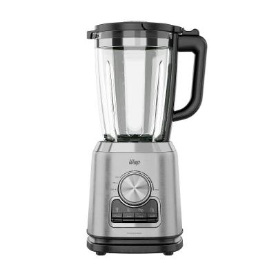 Liquidificador WB2000 1000W 2L Jarra de Vidro Lâminas em Aço Inox Preto e Cinza 220V