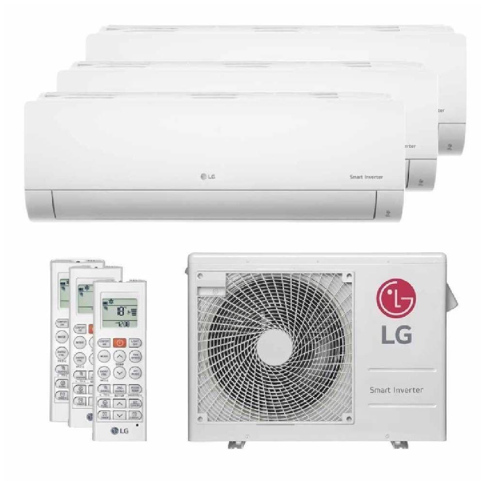 Ar Condicionado Multi Split Tri Split LG 21000 BTU 3x9000 QF Inverter 220V Z3UW21GFB1.AWGZBR1 - 1