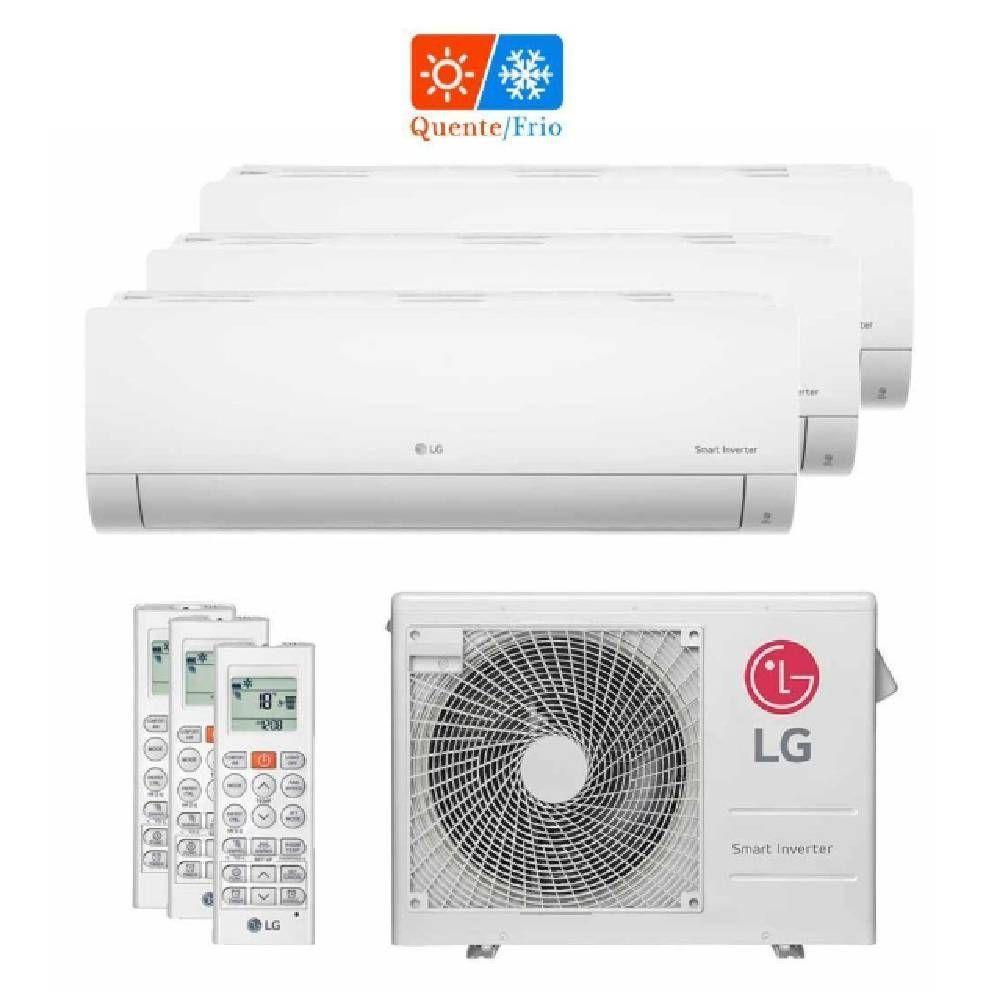 Ar Condicionado Multi Split Tri Split LG 21000 BTU 3x9000 QF Inverter 220V Z3UW21GFB1.AWGZBR1 - 2