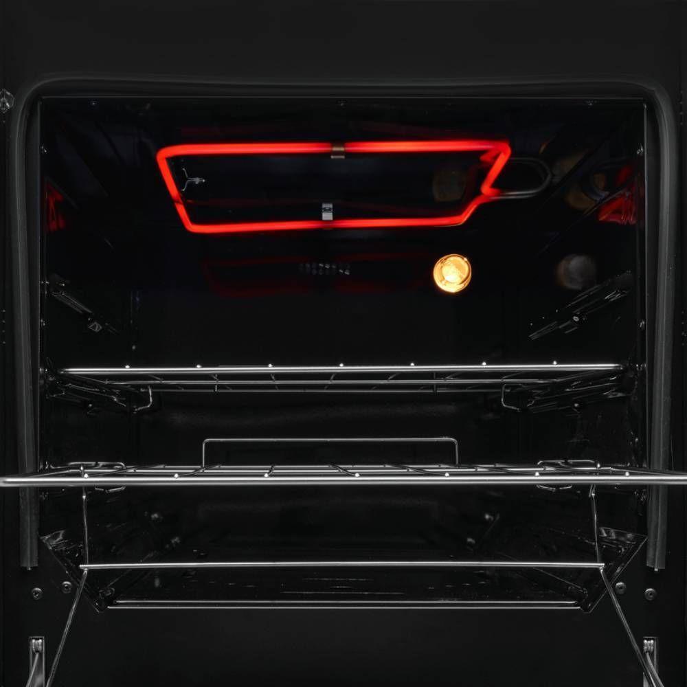 Fogão Fischer Gran Cheff De Embutir 4 Bocas Silver Mesa De Vidro Preto 127V - 8