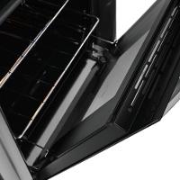 Fogão Fischer Gran Cheff De Embutir 4 Bocas Silver Mesa De Vidro Preto 127V - 6