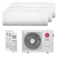 Ar Condicionado Multi Tri Split LG 21000 BTUs (2X7000+1X9000) Quente e Frio Inverter 220V Z3UW21GFB1.AWGZBR1 - 1
