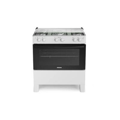 Fogão de Piso 5 Bocas Gás GLP Itatiaia Star New Mesa Inox Branco Bivolt