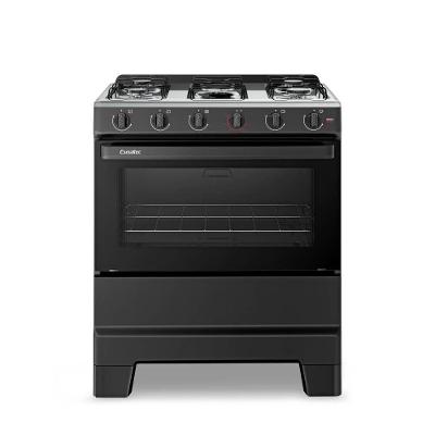 Fogão de Piso 5 Bocas GLP Ideal Pop 0104002941 Mesa Inox Preto sem Voltagem