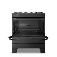 Fogão Esmaltec Ideal Top Glass 5 Bocas Preto Bivolt 0104003080 - 2