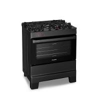 Fogão Esmaltec Ideal Top Glass 5 Bocas Preto Bivolt 0104003080 - 6